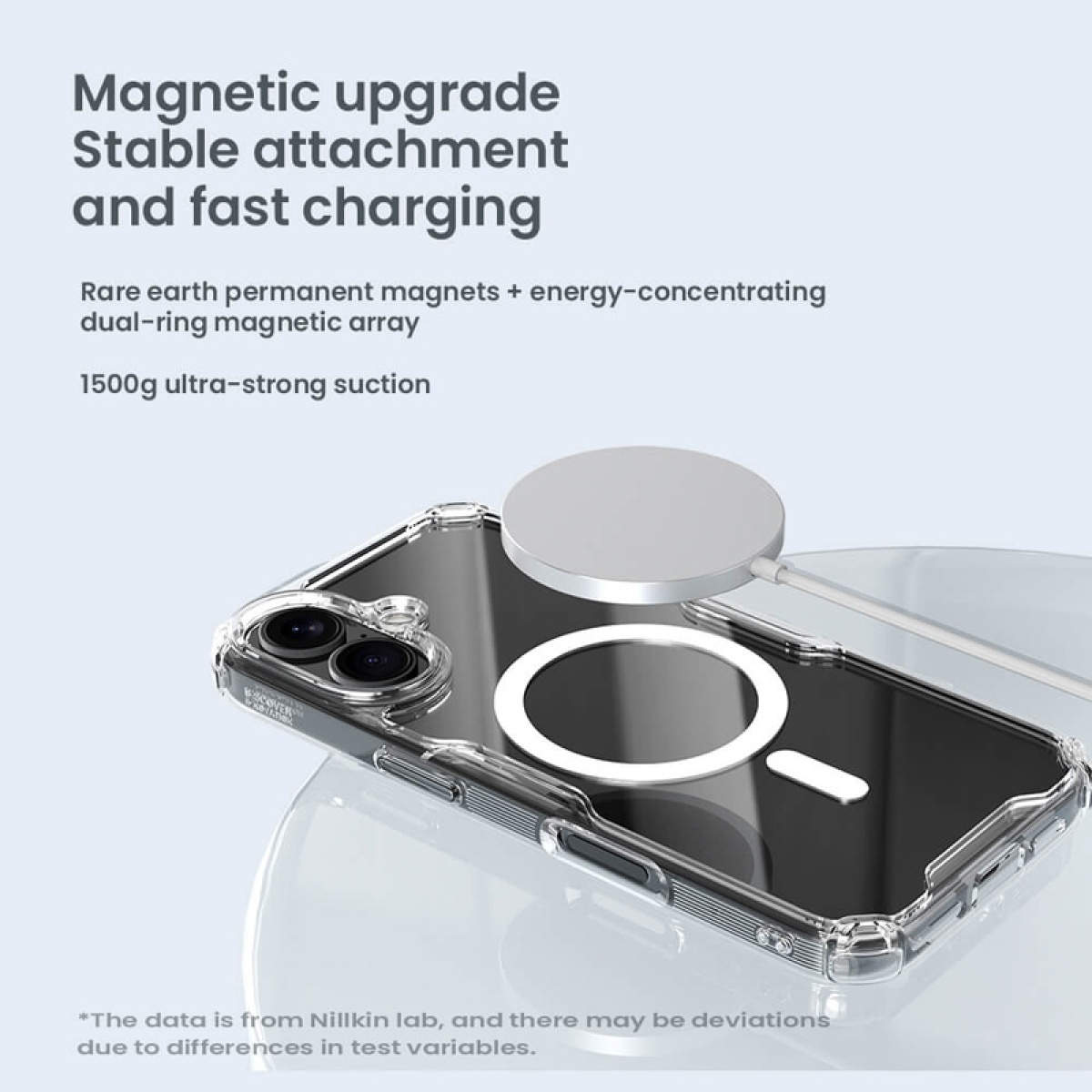 NILLKIN θήκη Nature TPU Pro Magnetic για iPhone 16 Plus, διάφανη - Image 2