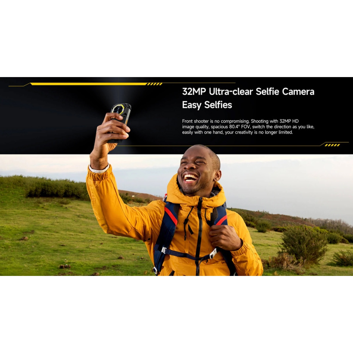 ULEFONE smartphone Armor Mini 20 Pro, 4.7", 8/256GB, 5G, 6200mAh, IP68/IP69K, μαύρο - Image 4