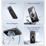 USAMS θήκη Ice Magnet US-BH891 για iPhone 16 Plus, διάφανη - Image 2