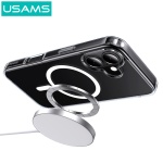 USAMS θήκη Ice Magnet US-BH891 για iPhone 16 Plus, διάφανη - Image 3