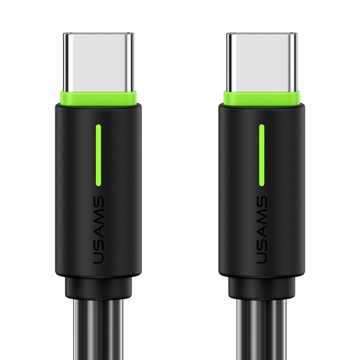 USAMS καλώδιο USB-C US-SJ734, 60W, 480Mbps, 1m, μαύρο - Image 1