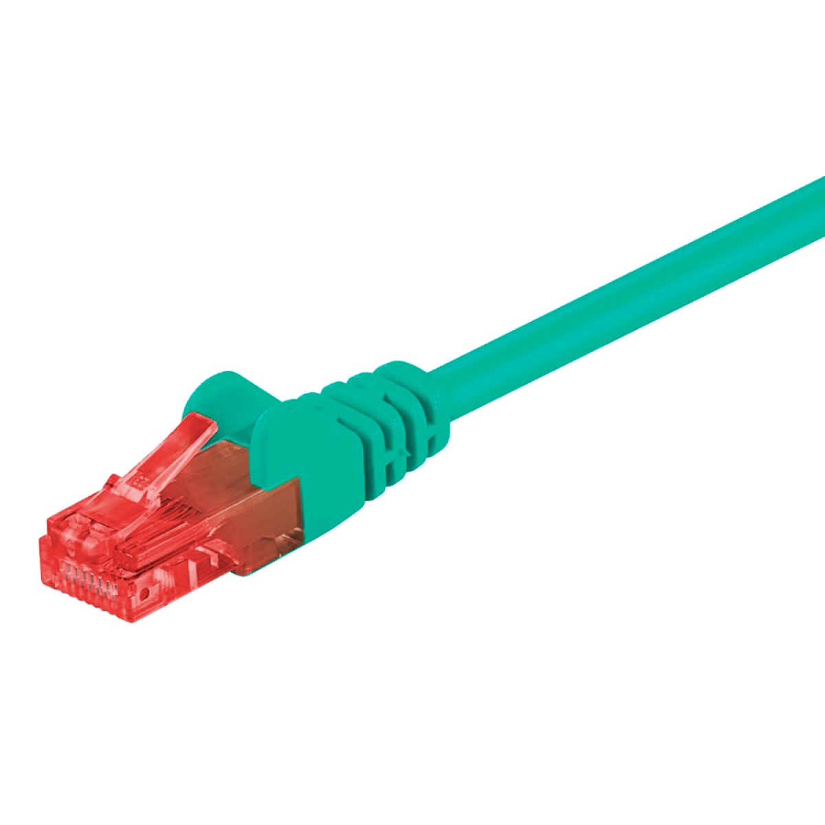 68435 GOOBAY καλώδιο δικτύου 68435, CAT 6 U/UTP, CCA, 250MHz, 0.5m, πράσινο - Image 1