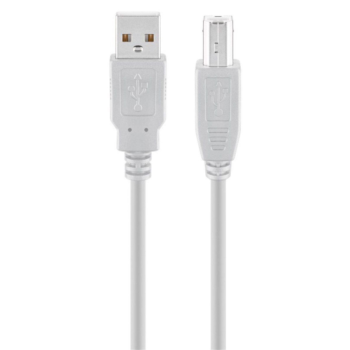68712 GOOBAY καλώδιο USB σε USB Type B 68712, 1.8m, 480Mbps, γκρι - Image 1