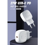 LDNIO φορτιστής τοίχου A1206C με καλώδιο USB-C, 1x USB-C, 27W PD, λευκός - Image 3