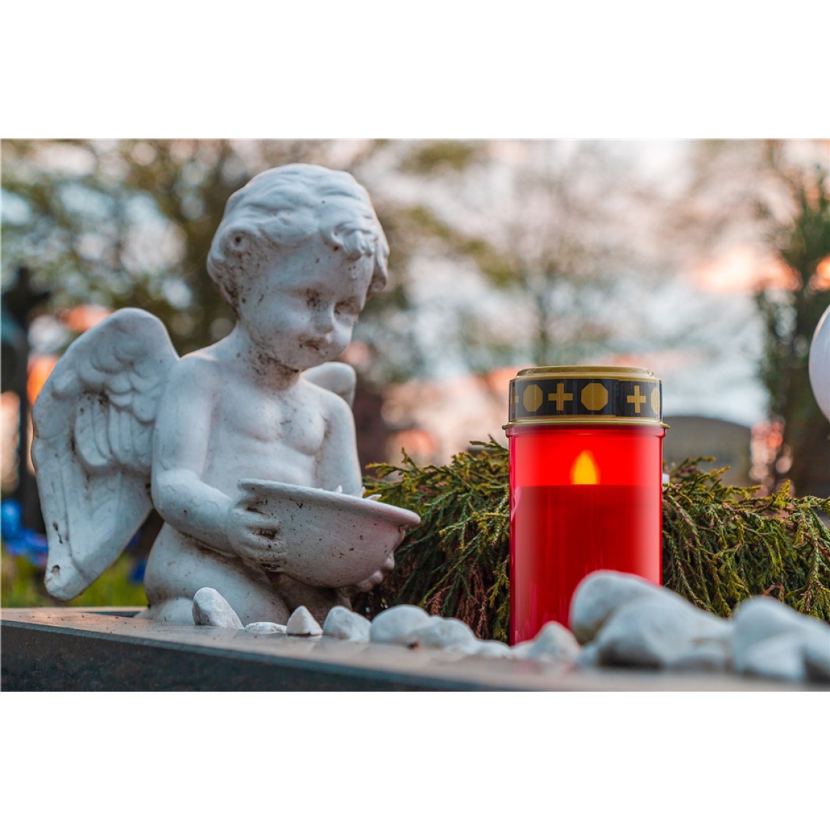 GOOBAY LED φωτιστικό κερί αφιέρωσης 74366, 2400K, IP44, κόκκινο - Image 2