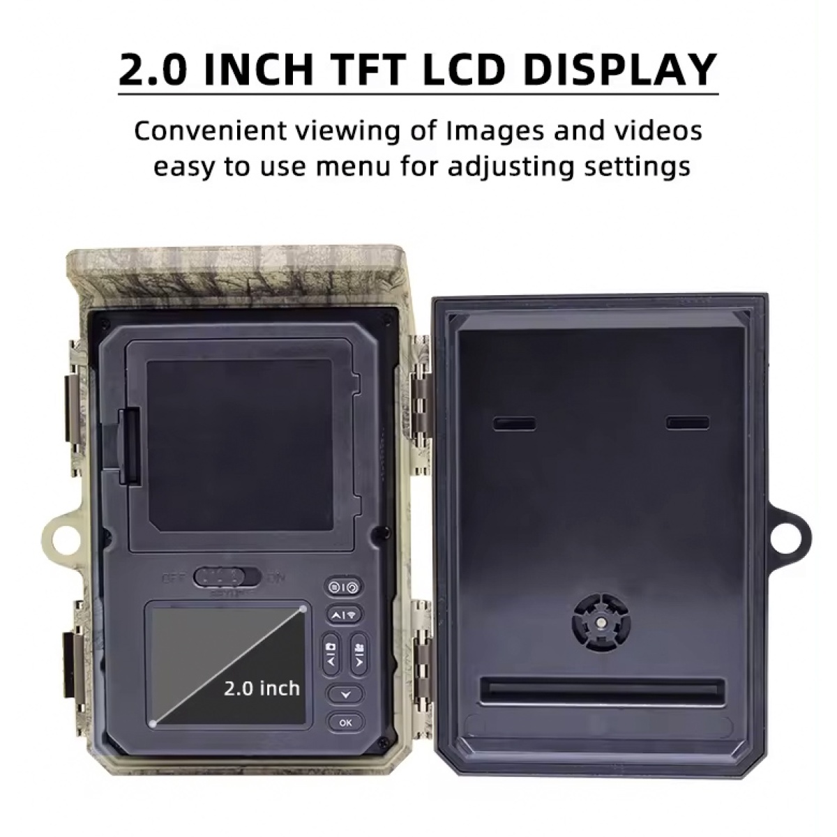 SUNTEK smart ηλιακή κάμερα κυνηγού HC-600PRO, PIR, 4G, 30MP/2K, SD, IP65 - Image 3