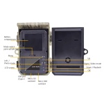 SUNTEK smart ηλιακή κάμερα κυνηγού HC-600PRO, PIR, 4G, 30MP/2K, SD, IP65 - Image 7