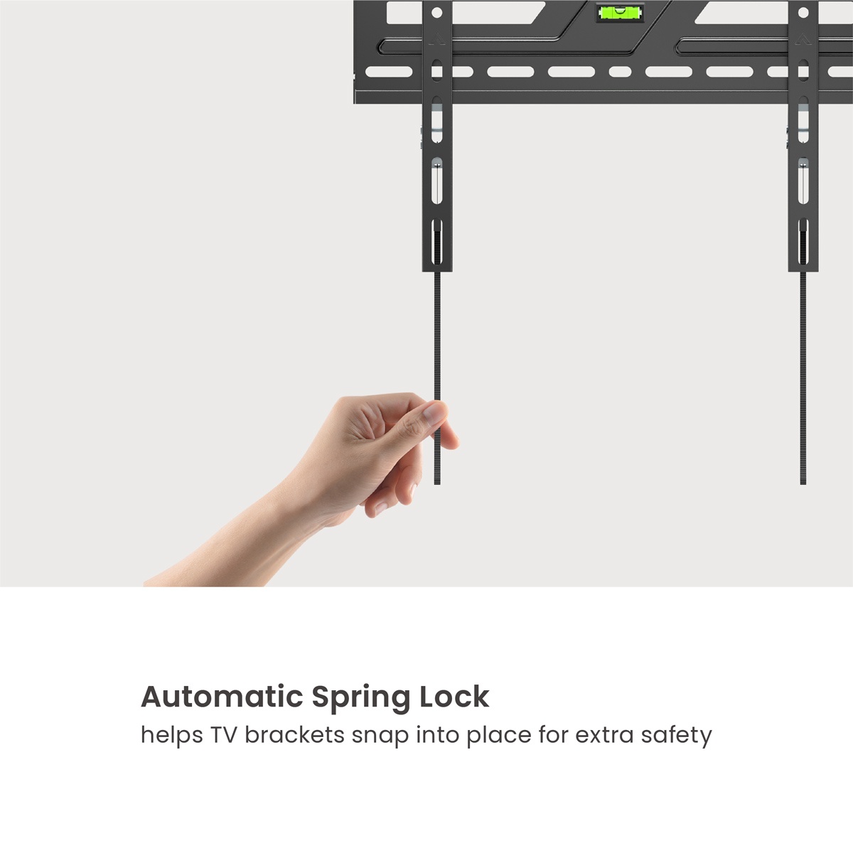 POWERTECH επιτοίχια βάση τηλεόρασης PT-1373, 32-75", έως 75kg, fixed - Image 3