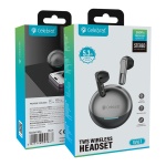 CELEBRAT earphones με θήκη φόρτισης W61, True Wireless, 13mm, 25/200mAh, μαύρα - Image 4