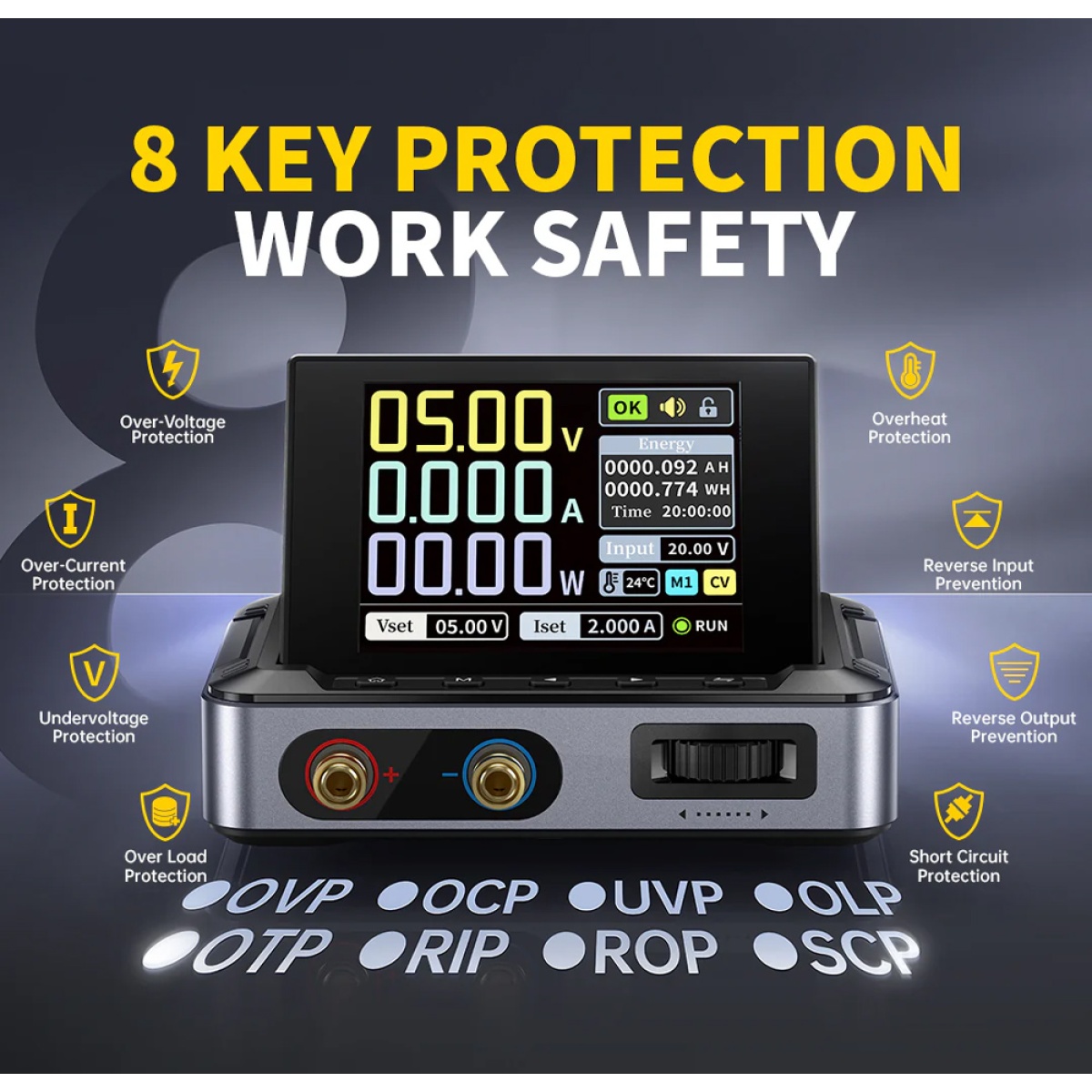 FNIRSI μίνι τροφοδοτικό πάγκου DPS-150, 150W - Image 4