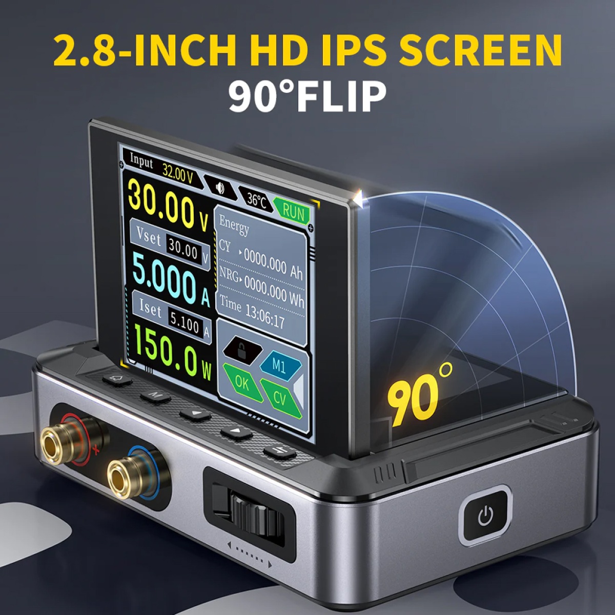 FNIRSI μίνι τροφοδοτικό πάγκου DPS-150, 150W - Image 7