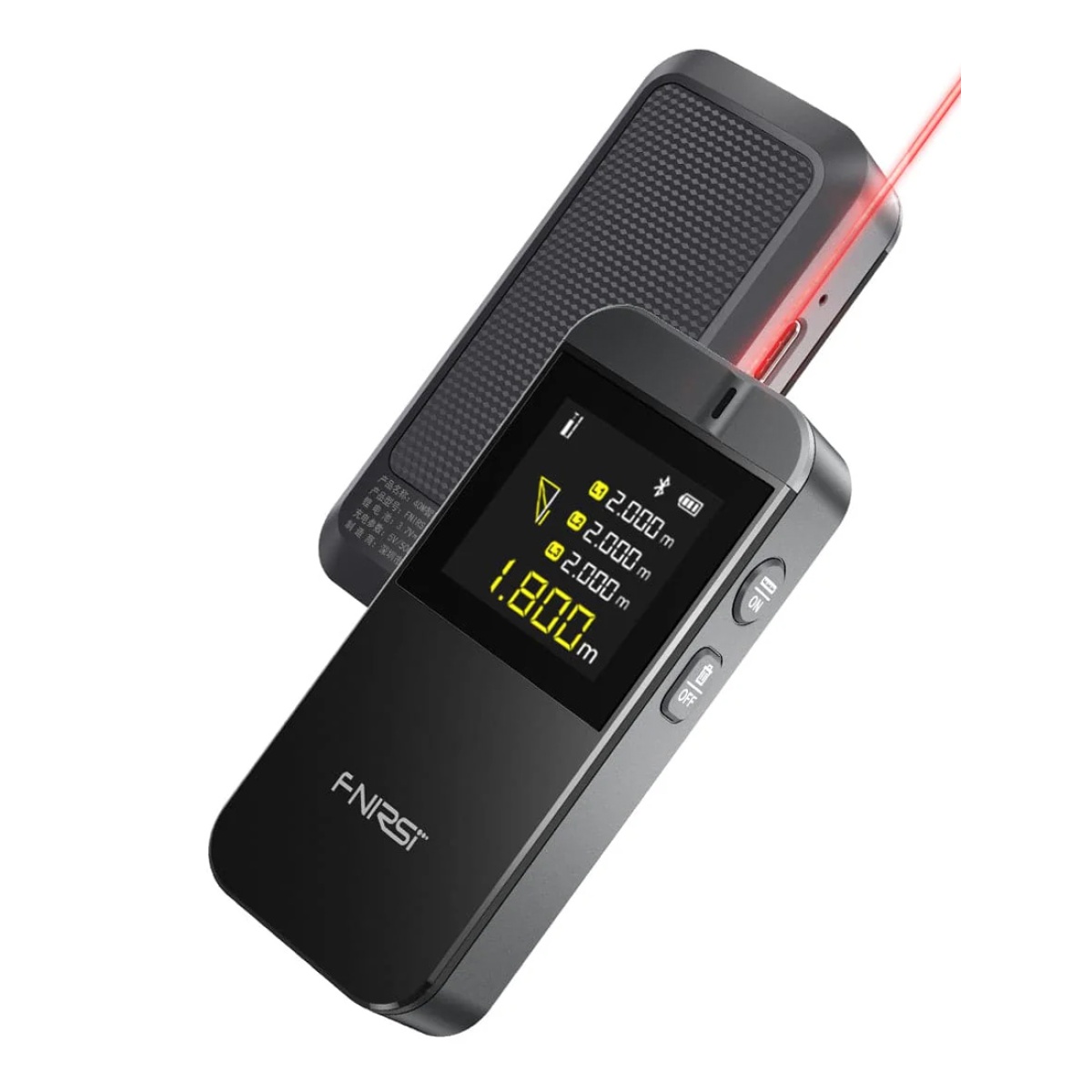 FNR-IR40 FNIRSI laser μετρητής απόστασης IR40, επαναφορτιζόμενος, 40m - Image 1