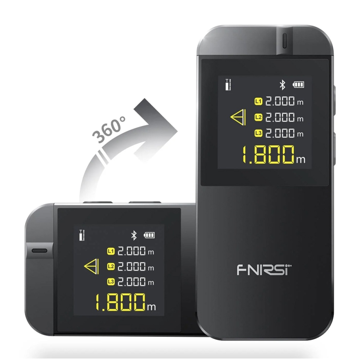 FNIRSI laser μετρητής απόστασης IR40, επαναφορτιζόμενος, 40m - Image 6