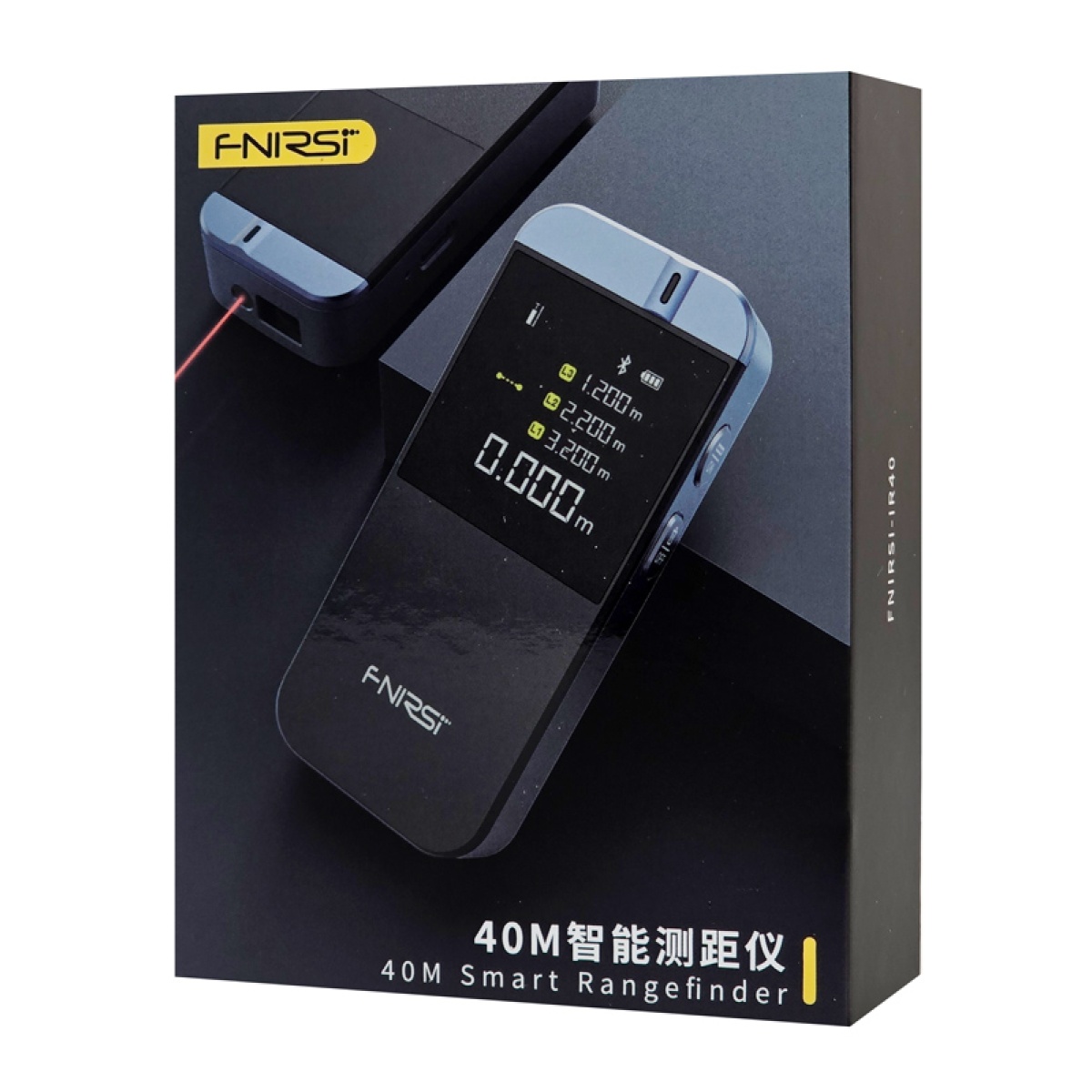 FNIRSI laser μετρητής απόστασης IR40, επαναφορτιζόμενος, 40m - Image 7