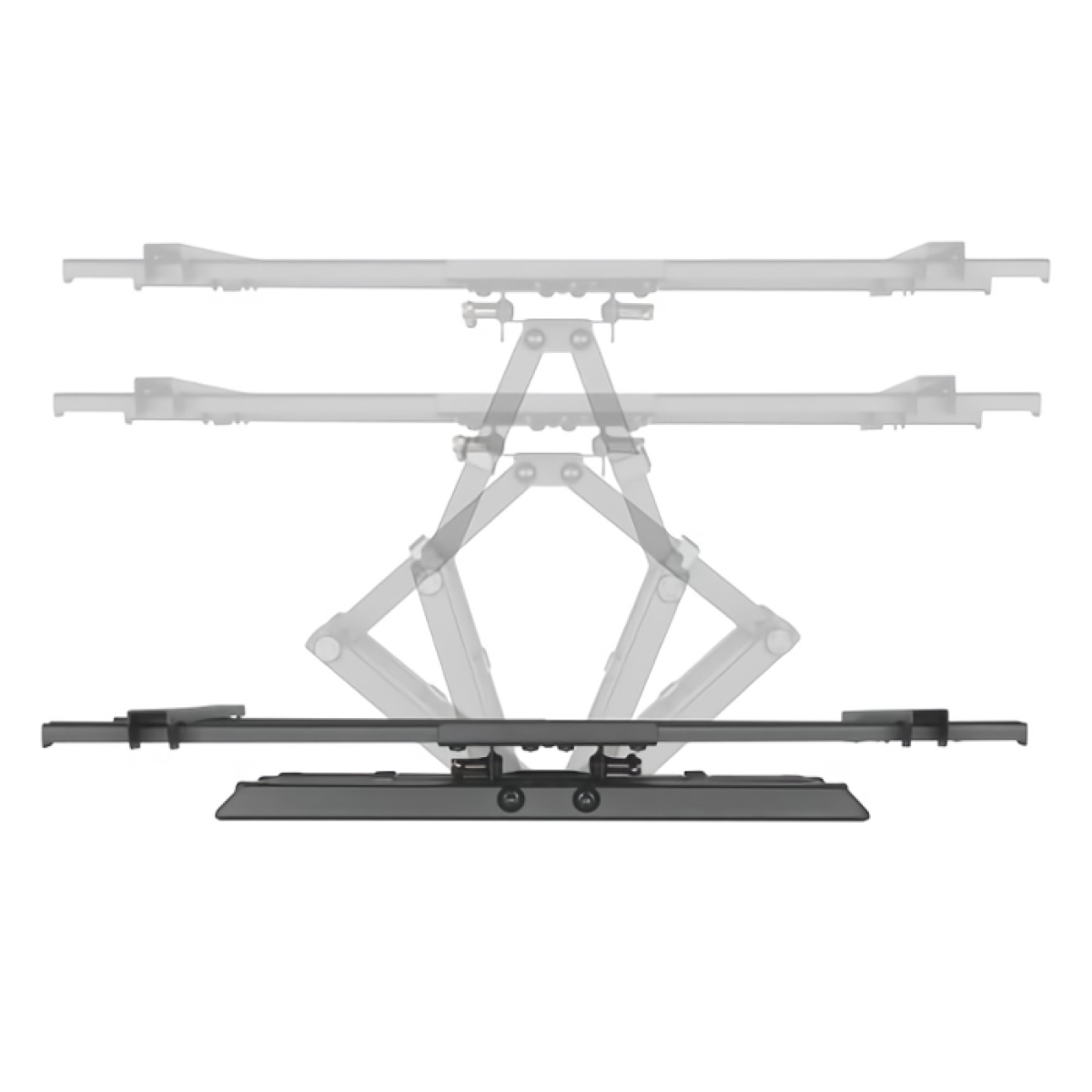 BRATECK επιτοίχια βάση τηλεόρασης LPA61-466, 37-80", έως 60kg, full motion - Image 3