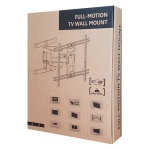 BRATECK επιτοίχια βάση τηλεόρασης LPA61-466, 37-80", έως 60kg, full motion - Image 6