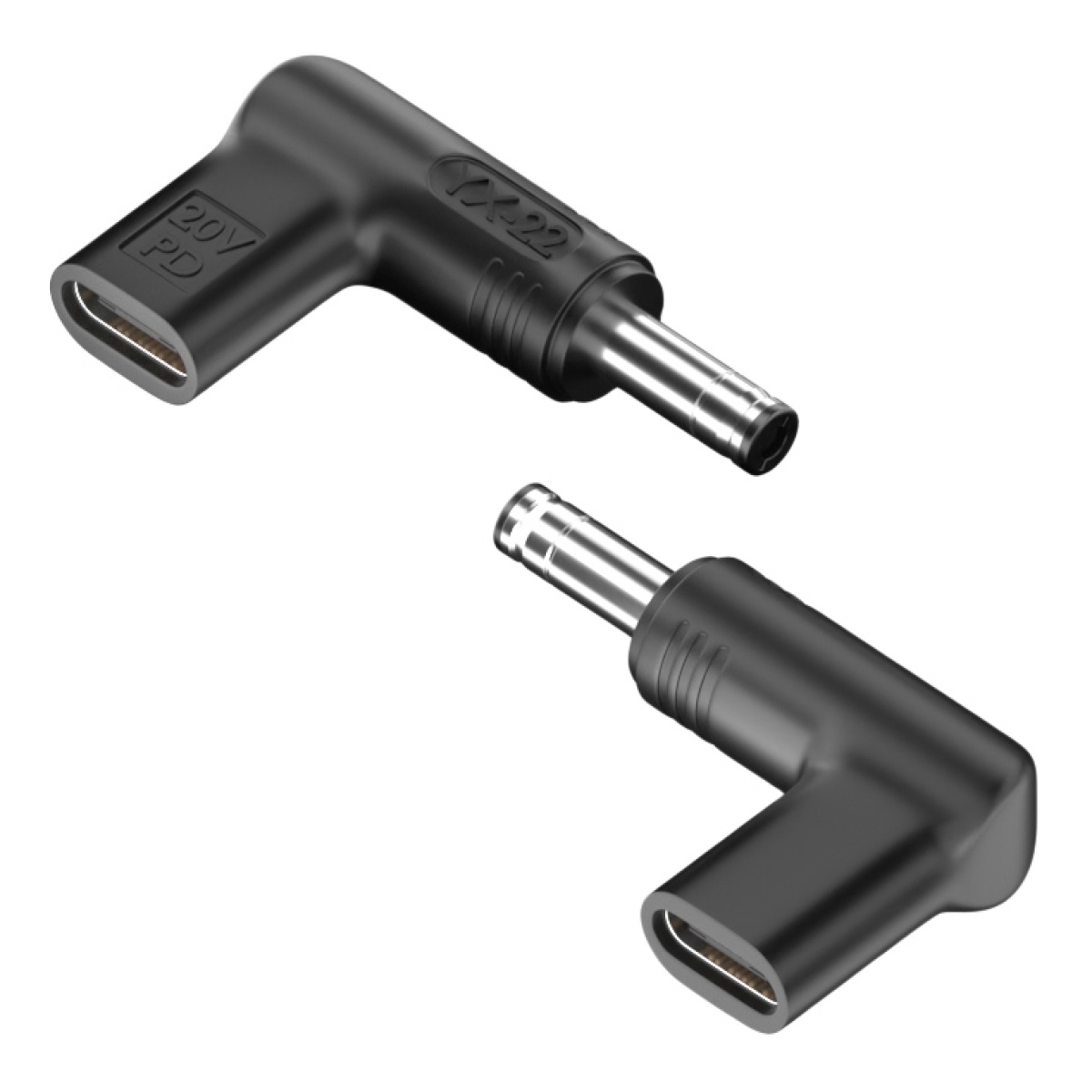 YX-22 POWERTECH αντάπτορας τροφοδοσίας YX-22, USB-C σε Lenovo 4x1.7mm, μαύρος - Image 1