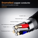 CABLETIME καλώδιο ήχου 3.5mm CT-P11GN, AUX, 1.8m, μαύρο - Image 5