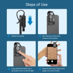 APEXEL φακός μικροσκόπιο APL-MS002 για smartphone κάμερα, 200x zoom, LED - Image 3