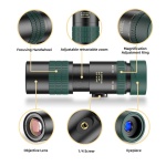 APEXEL μονοκυάλι APS-8-24X30, 8x-24x zoom, Φ 30mm, μαύρο - Image 5