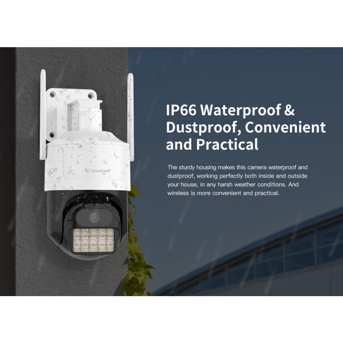 VSTARCAM smart κάμερα CS610Q, 4K/8MP, WiFi, PTZ, SD, IP66 - Image 10