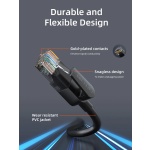 CABLETIME καλώδιο δικτύου CT-CAT6U, CAT 6 UTP, 250 MHz, CCA, 10m, μαύρο - Image 2