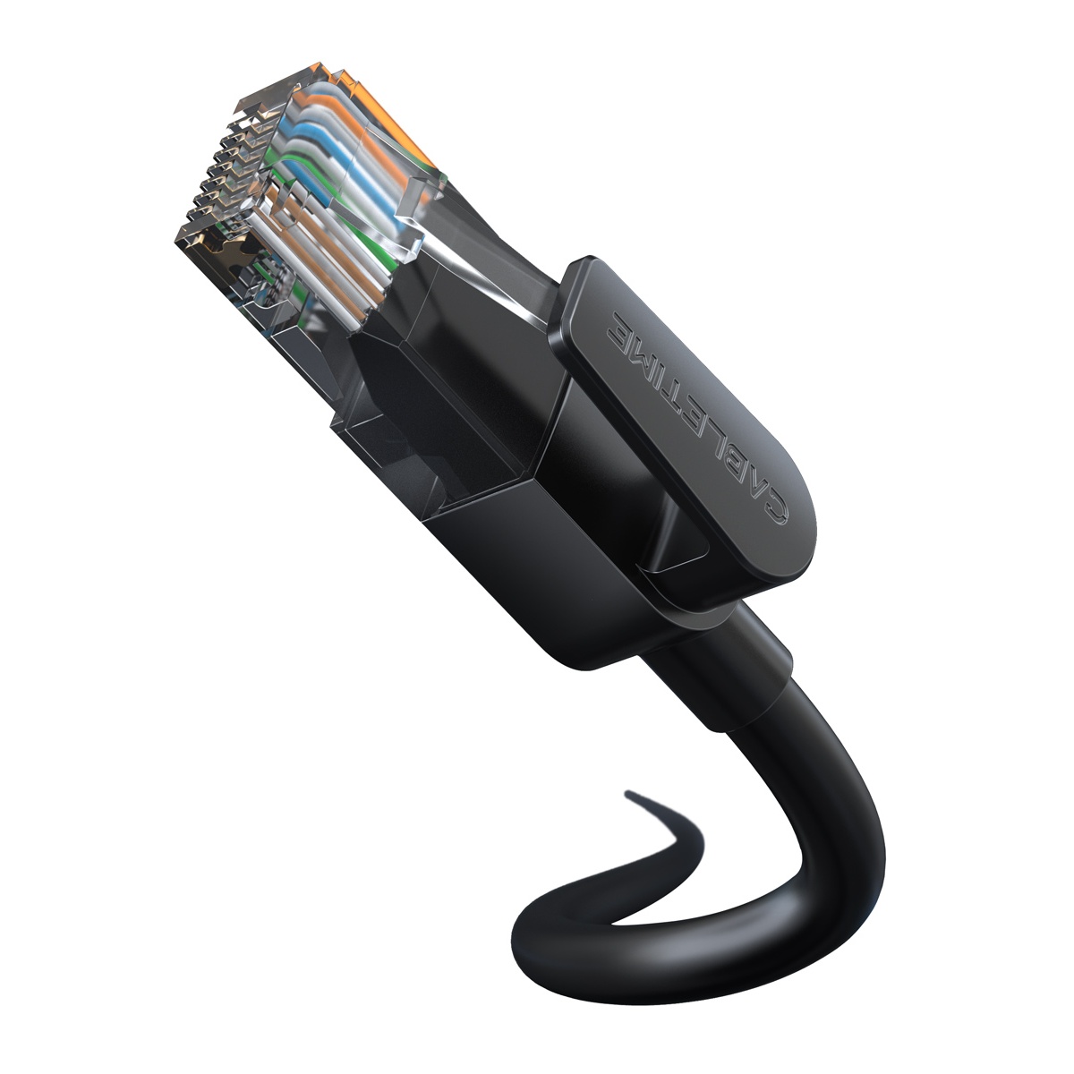 CABLETIME καλώδιο δικτύου CT-CAT6U, CAT 6 UTP, 250 MHz, CCA, 3m, μαύρο - Image 8