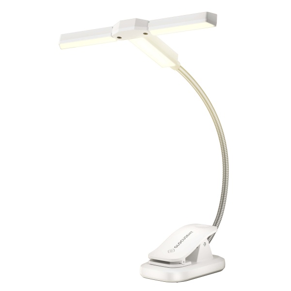 GLOCUSENT LED φακός διαβάσματος GLCSNTA2303, επαναφορτιζόμενος, έως 50lm, λευκός