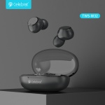 CELEBRAT earphones με θήκη φόρτισης TWS-W32, True Wireless, Φ8mm, μαύρα - Image 3