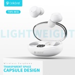 CELEBRAT earphones με θήκη φόρτισης TWS-W32, True Wireless, Φ8mm, λευκά - Image 4