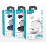 CELEBRAT earphones με θήκη φόρτισης TWS-W32, True Wireless, Φ8mm, λευκά - Image 6