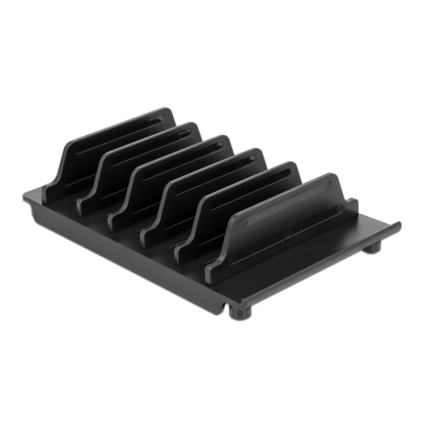 DELOCK βάση κινητών & tablet 18366, έως 6 συσκευές, μαύρη