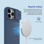 NILLKIN θήκη CamShield Silky Magnetic Silicone, iPhone 15 Pro Max, μαύρη - Image 3