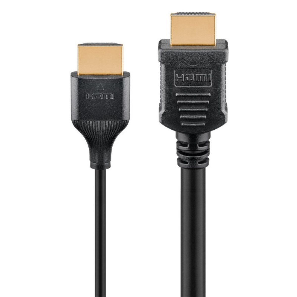 GOOBAY καλώδιο HDMI 75298 με Ethernet, slim, 8K/60Hz, 48 Gbps, 1m, μαύρο - Image 3