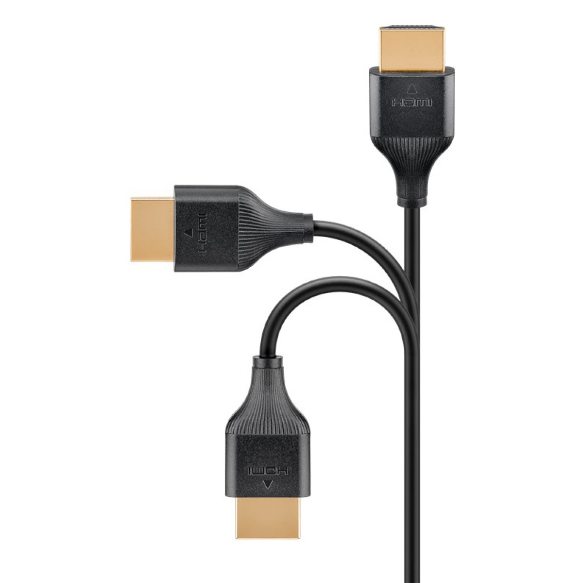 GOOBAY καλώδιο HDMI 75298 με Ethernet, slim, 8K/60Hz, 48 Gbps, 1m, μαύρο - Image 4