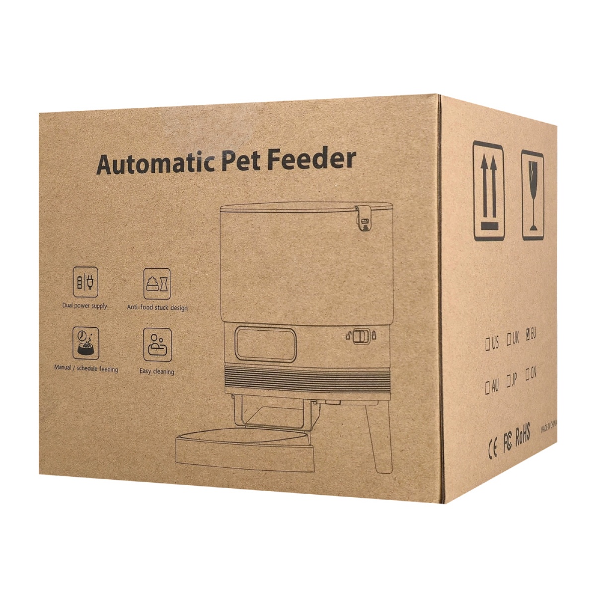 BRUNO smart ταΐστρα κατοικίδιων BRN-0232, 4L, WiFi, λευκή - Image 3