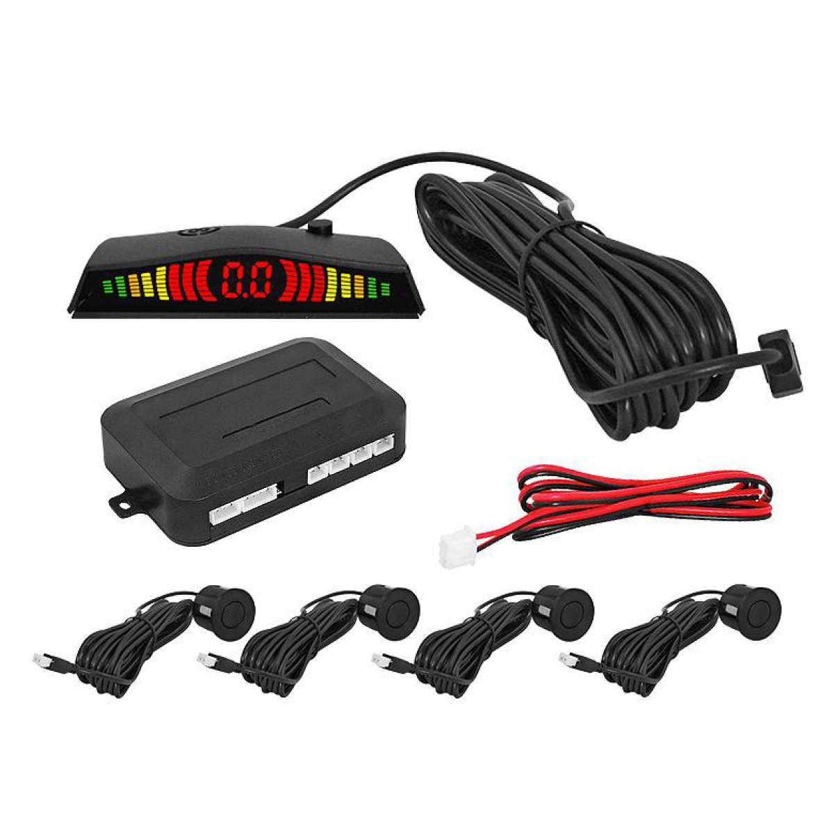 Σύστημα στάθμευσης αυτοκινήτου LXA11 με αισθητήρες & οθόνη - Image 1