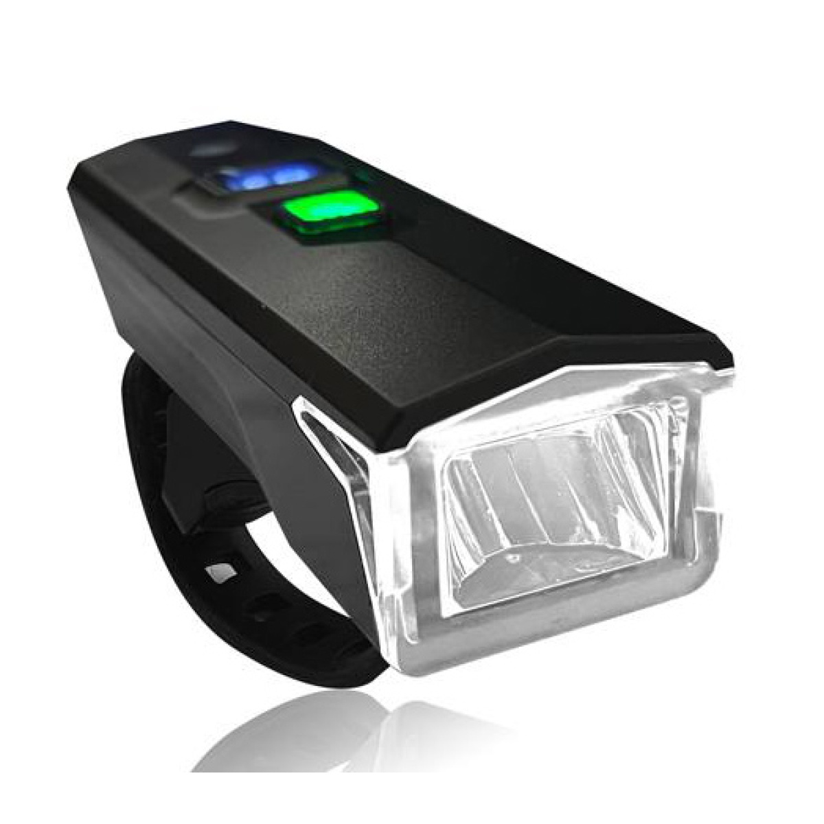 LXA6640 Εμπρόσθιο φως ποδηλάτου LXA6640, 6W, επαναφορτιζόμενο, μαύρο - Image 1