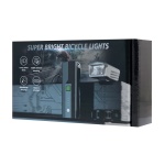 Εμπρόσθιο φως ποδηλάτου LXA6640, 6W, επαναφορτιζόμενο, μαύρο - Image 5