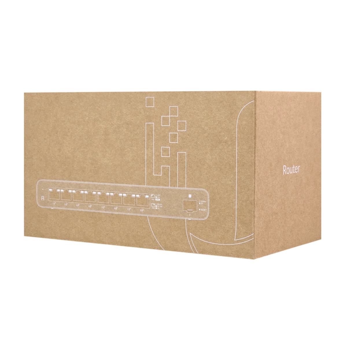 UBIQUITI router UISP-R, 8x Gigabit Ethernet Θύρες, 1000Mbps, PoE 30W - Image 5