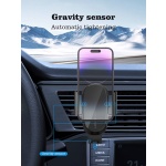 LDNIO ασύρματος φορτιστής & βάση αυτοκινήτου MW21, 15W, μαύρο - Image 2