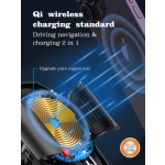 LDNIO ασύρματος φορτιστής & βάση αυτοκινήτου MW21, 15W, μαύρο - Image 5