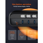 LDNIO σταθμός φόρτισης A6140C, 3x USB-C/3x USB, 140W, PD/QC, GaN, μαύρος - Image 7