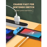 LDNIO καλώδιο USB-C σε USB-C LC121C, 65W PD, 1m, λευκό - Image 3