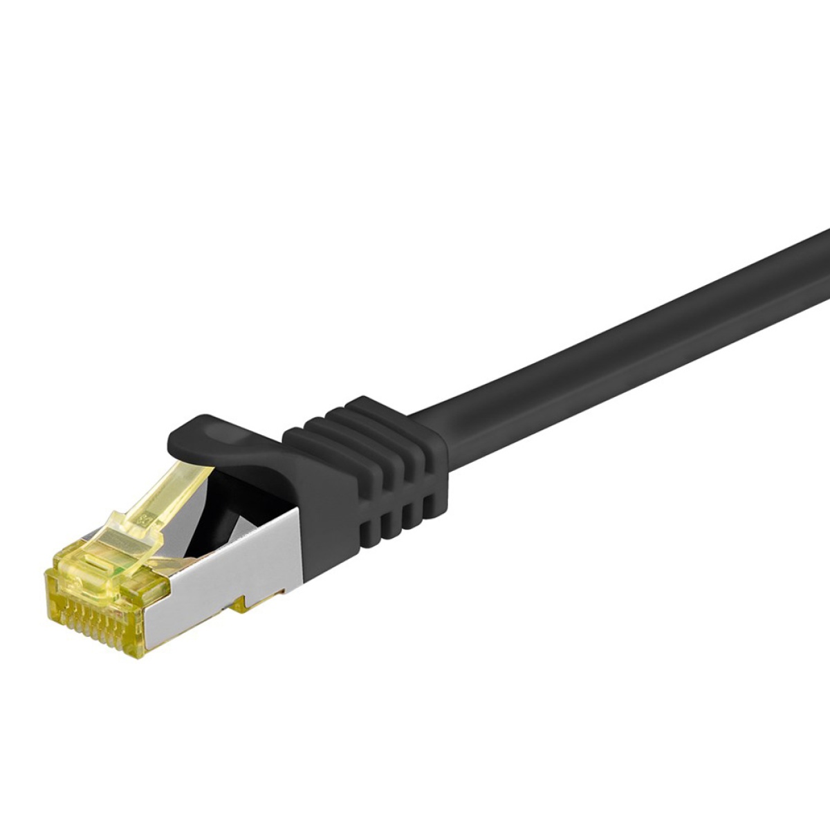 91581 GOOBAY καλώδιο δικτύου 91581, CAT 7 S/FTP, copper, 500MHz, 0.50m, μαύρο - Image 1