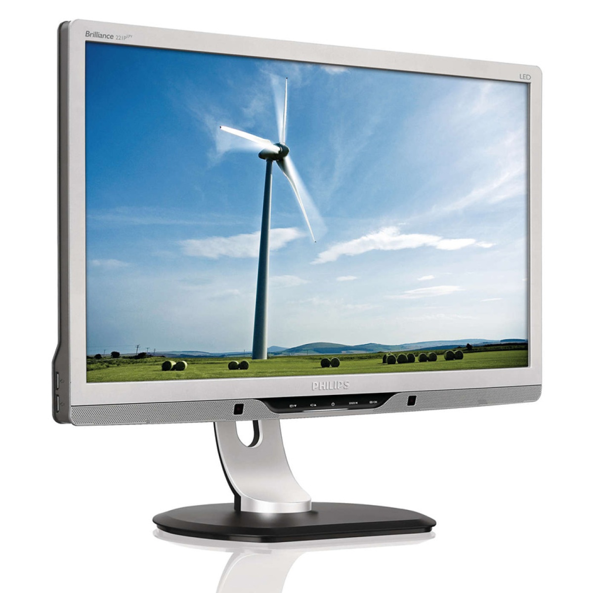 PHILIPS used οθόνη 221P3LPYES LED, 21.5" Full HD, VGA/DVI/DisplayPort, Grade A - Image 1