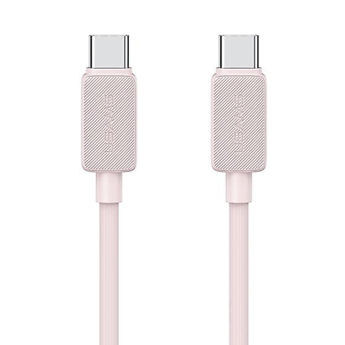 USAMS καλώδιο USB-C σε USB-C US-SJ691, 60W, 480Mbps, 1m, ροζ - Image 1