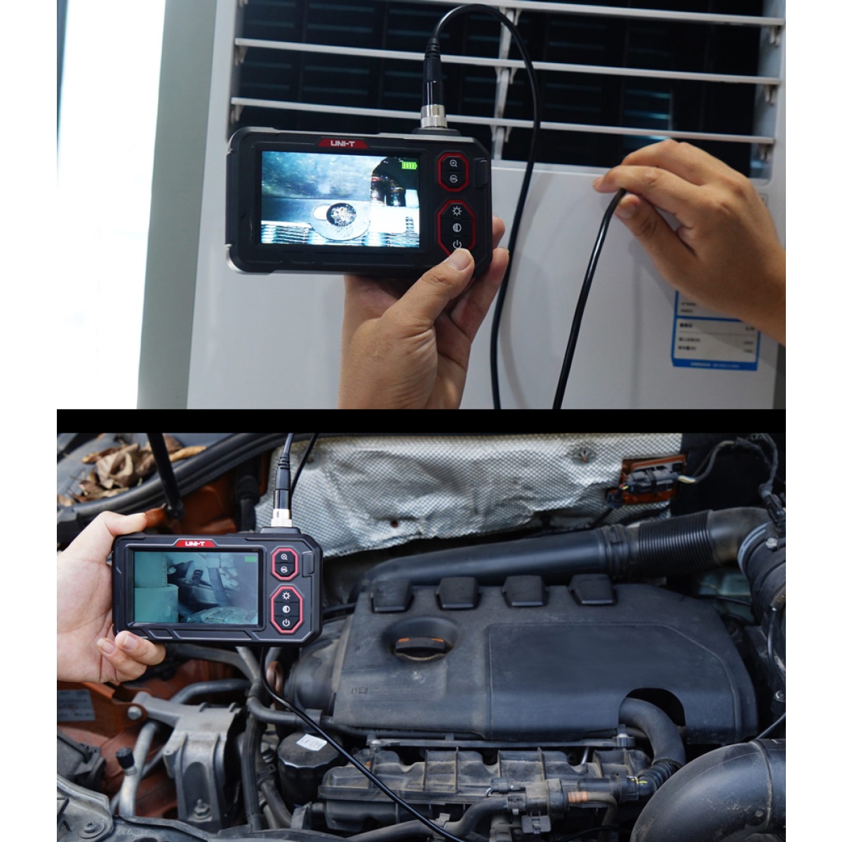 UNI-T ενδοσκοπική κάμερα UT667 με οθόνη απεικόνισης, LED, 1m, IP67 - Image 2