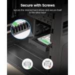 ORICO tray 3.5" για 2.5" HDD/SSD 1125SS-V1, 6Gbps, μαύρο - Image 3