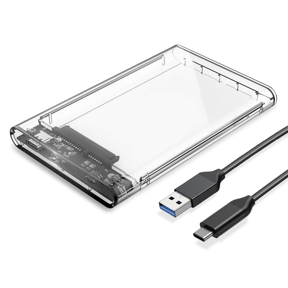 2139C3-CR-EP ORICO θήκη για 2.5" SATA HDD/SSD 2139C3, 5Gbps, διάφανη - Image 1